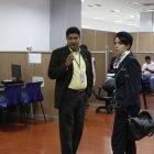  La azafata Mirian Poveda Abad explicó al fiscal Wilson Álvarez lo ocurrido durante el vuelo. 