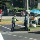  Captura de video. Pelea en la avenida Eloy Alfaro y Portugal. 