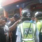  El violento enfrentamiento se suscitó en la zona céntrica de Guayaquil.  