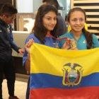  Marchistas destacadas: Paula Torres y Glenda Morejón.  