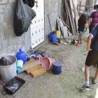  El escenario desalentador y de consternación tras la fiesta mortal. 