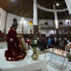  Procesión en Tambillo con el Señor de la Justicia patrono de San Sebastián 