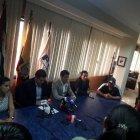  El Fiscal que lleva la investigación habló con los medios de comunicación.  