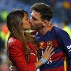  Lionel Messi y Antonella Rocuzzo. 