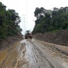  El clima causa deslizamientos en dos carreteras. 