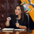  María Alejandra Vicuña vicepresidenta del Ecuador viajó a Lima para la Cumbre de las Américas.  
