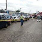  La congestión en la mañana fue difícil por el sector.  