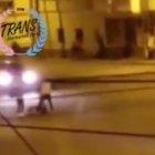  Captura de video. La agresión se registró el sábado 20 de octubre de 2018. 