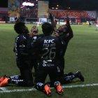  Los jugadores del Independiente del Valle no dejaron de festejar.  