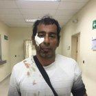  El sospechoso Luis Velasco Caballero, de 47 años, fue entregado a la Policía, presenta un golpe en el rostro. 