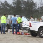  El cuerpo de la europea fue trasladado al Centro de Estudios Forenses en la ciudad de Guayaquil. 