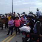  Lo que sí bloquearon fue el puente de Tarifa.  
