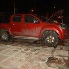  La parte delantera del vehículo quedó afectada.  