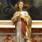  Referencial. No es la primera vez que la virgen llora sangre. 