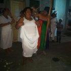  En el ritual se realizan ‘limpias’.   