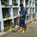  Tras el suceso pedirán seguridad nocturna en el cementerio.  