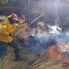  En la zona se dañaron 20 hectáreas de pajonales y hierba. 