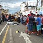  Agentes de policía acudieron al sitio.  