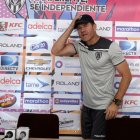  Técnico del Independiente del Valle habló con los medios sobre su próximo encuentro con Aucas.  