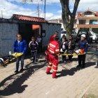  El accidente ocurrió en la escuela Manuel Cañizares, en Cuenca. 