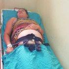  La mujer agredida permanece internada. 