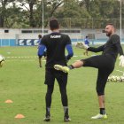  Los azules han trabajado sin mayores problemas esta semana. Hay un buen ambiente luego de haber ganado el Clásico del Astillero.  