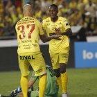  Beder Caicedo y Oyola dieron el triunfo de Barcelona ante Técnico, luego de un primer tiempo parejo. 