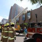  Toda el área del siniestro se consumió, según informó el mayor Luis Páez, del Cuerpo de Bomberos de Guayaquil. Un total de 10 unidades de la institución trabajaron en el sitio. 