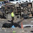  El accidente del bus se dio durante la madrugada del 14 de agosto.  