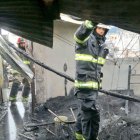  Los bomberos de Quito atendieron la emergencia.  