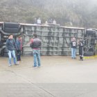  En el accidente se dio en la entrada a Jima, sector de Gañadel.  