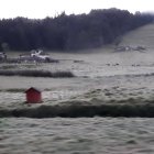  Así lucían los pastizales en la madrugada y mañana de este 2 de julio.  