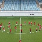  Entrenamiento de la selección peruana.  