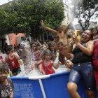  Guayaquileños celebran el feriado de Carnaval.  