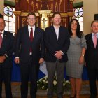  Foto referencial. Directiva del CEN junto al alcalde de Quito, Mauricio Rodas (c). 