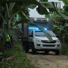  Agentes de criminalística se dirigieron hasta el lugar.  