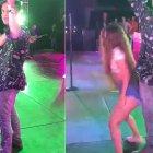  El cantante colombiano se presnetó en Manta por Carnaval. 