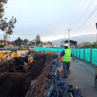  Los trabajos incluyen reparación de los muros laterales de la rampa de ingreso.  