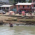  El Cuerpo de Bomberos sacó el cuerpo del agua y lo llevaron a la morgue de Babahoyo.  