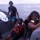  Los turistas solo tuvieron leves heridas por lo rocoso del terreno.  