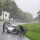  El accidente automovilístico ocurrió en la vía Palestina-Vinces.  