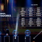  Imagen del último sorteo de la Libertadores efectuado el pasado 2017. 