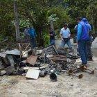  Restos de las pertenencias del exdeportista. 