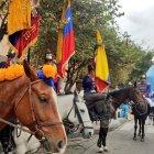  El recorrido culmina en la ‘Casa de los Tratados’ luego de 14 kilómetros de cabalgata.  