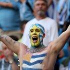  Los aficionados alentaron en todo momento.  