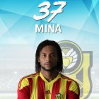  Arturo Mina, zaguero del Yeni Malatyaspor de Turquía. Es hincha del Barcelona de Guayaquil.  