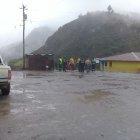  Las condiciones climáticas no permiten el sobrevuelo con helicóptero. 