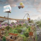  Este lugar de 240 hectáreas (593 acres) contará con espacios como el sistema de autopistas verdes que conectarán a los animales y a los peatones con el entorno natural (jardines) de esta zona, un nuevo Centro de Convenciones y un Museo Darwin en el distrito marino. 