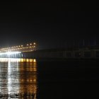  Durante aproximadamente dos meses, el puente ha estado apagado del lado de Bahía. 