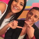  Rahab Villacrés junto a su esposo Toño Abril. 